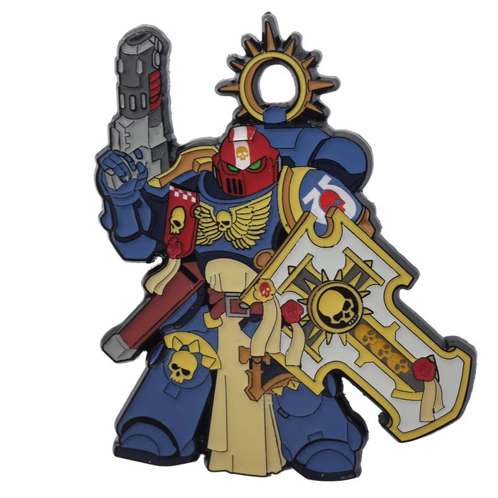 Foam Brain Mystery Loot: 40K Enamel Pins - Ultramarines vs Tyranids - for just $11.99! 