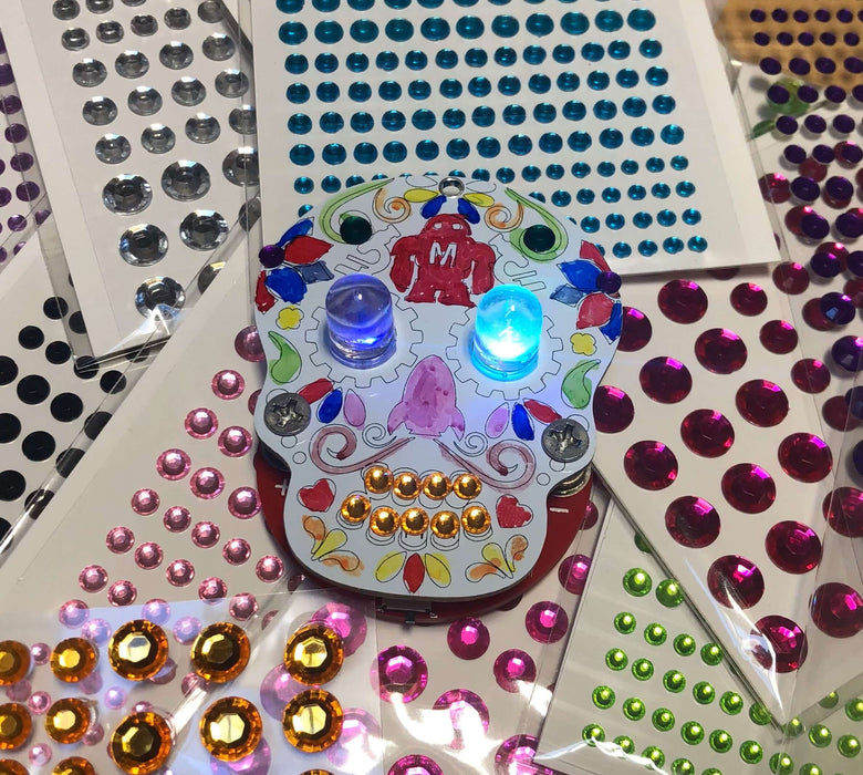 Sugar Skull LED Medallion Kit - for just $6! 