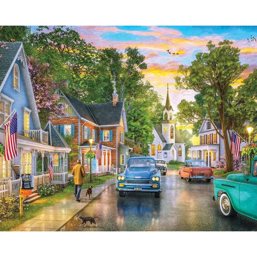 Blissful Borough 1000 Piece Jigsaw Puzzle Springbok - for just $19.99! 