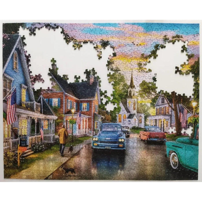Blissful Borough 1000 Piece Jigsaw Puzzle Springbok - for just $19.99! 