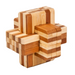 Block Cross 2 3D Bamboo Puzzle Fridolin - for just $11.99! 