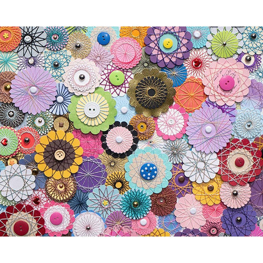 Bloomin Buttons 1000 Piece Jigsaw Puzzle Springbok - for just $19.99! 