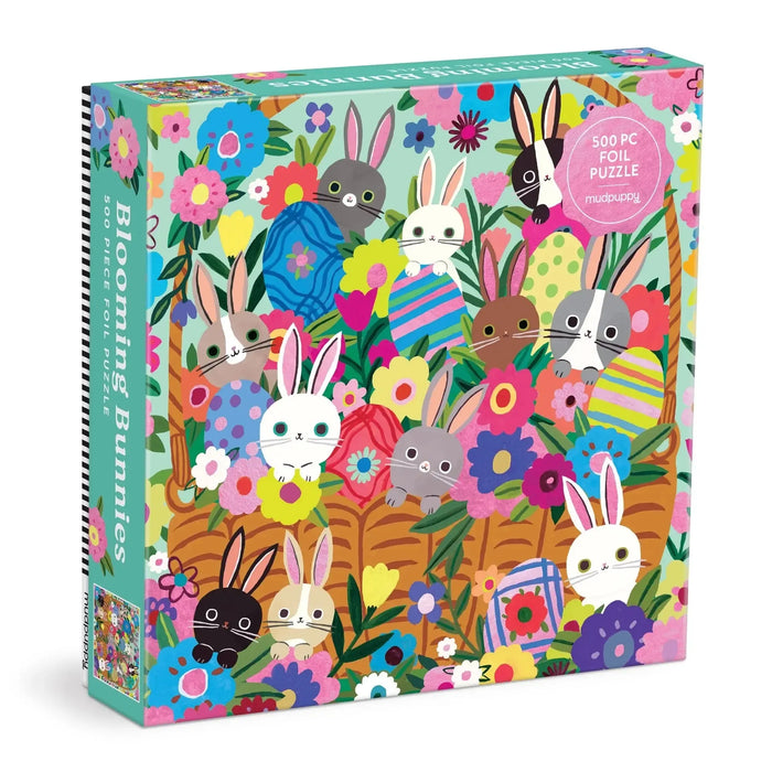 Blooming Bunnies 500 Piece Jigsaw Puzzle Mudpuppy - for just $17.99! 