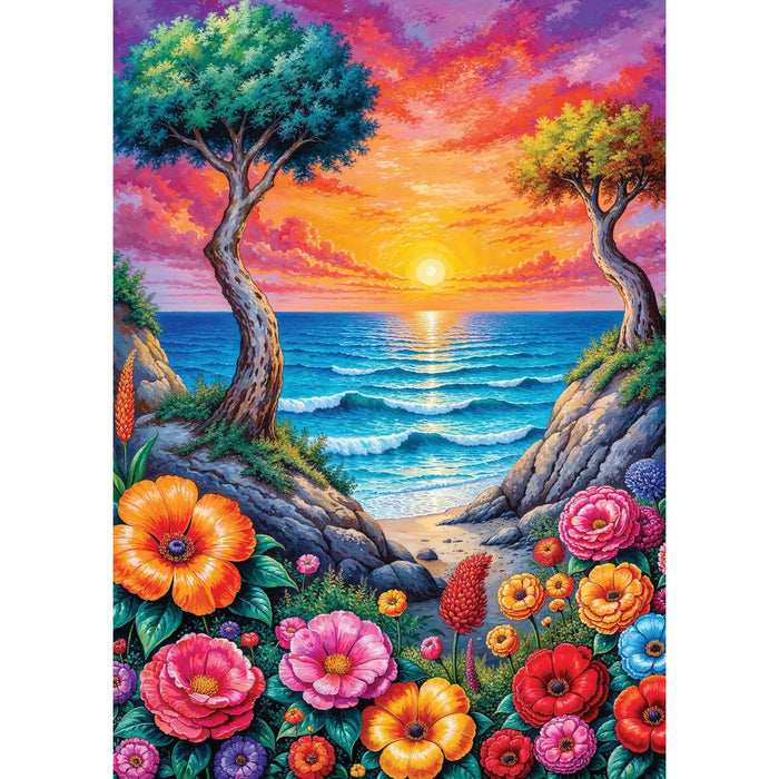 Blooming Coast 1000 Piece Jigsaw Puzzle Enjoy - for just $24.99! 