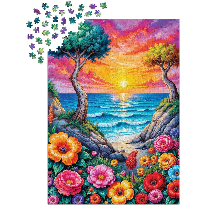 Blooming Coast 1000 Piece Jigsaw Puzzle Enjoy - for just $24.99! 