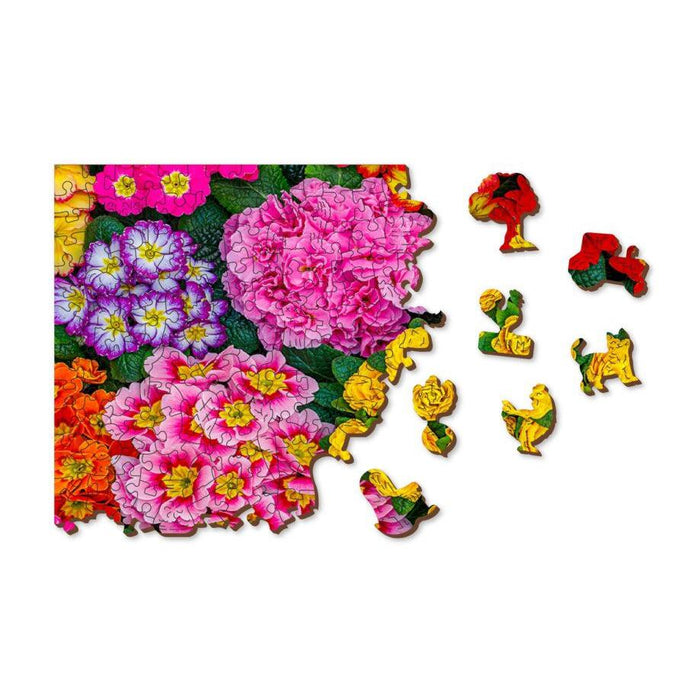 Blooming Flowers 505 Piece Wood Jigsaw Puzzle Wooden City - for just $27.99! 