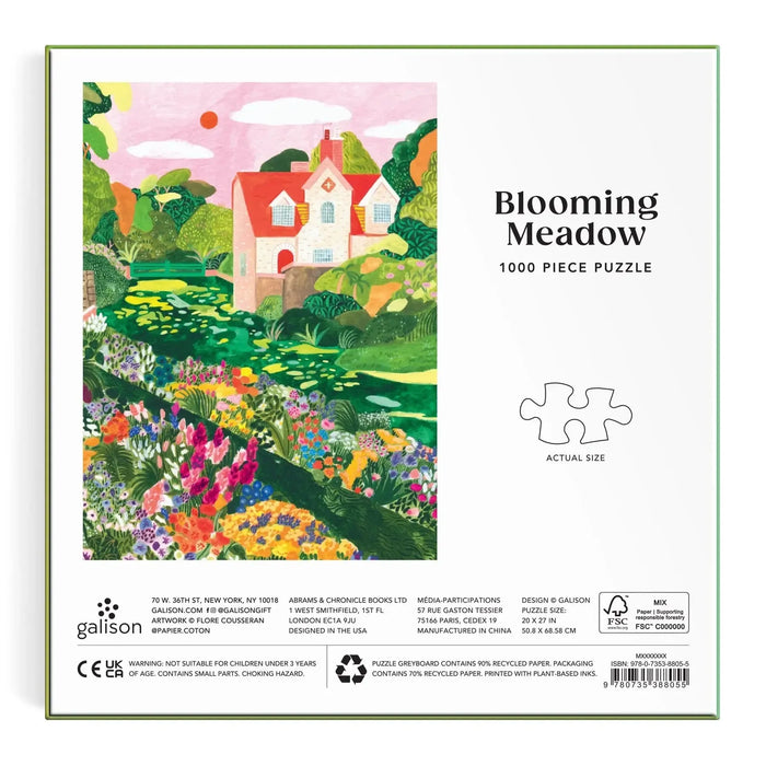 Blooming Meadow 1000 Piece Jigsaw Puzzle Galison - for just $19.99! 