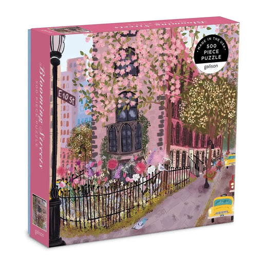 Blooming Streets 500 Piece Jigsaw Puzzle Galison - for just $17.99! 