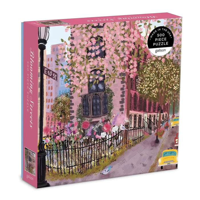 Blooming Streets 500 Piece Jigsaw Puzzle Galison - for just $17.99! 