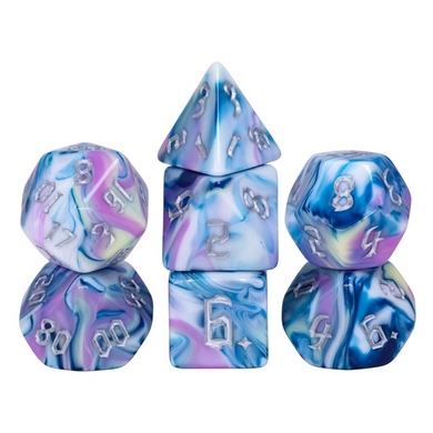 Blooming Violets RPG Dice Set - for just $12.99! 