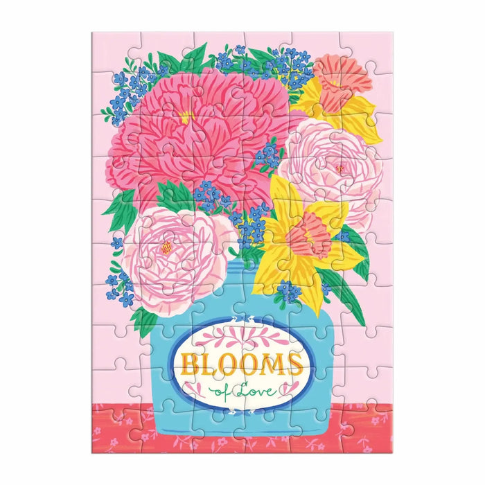 Blooms of Love Greeting Card 60 Piece Jigsaw Puzzle Galison - for just $7.99! 