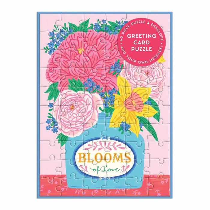 Blooms of Love Greeting Card 60 Piece Jigsaw Puzzle Galison - for just $7.99! 