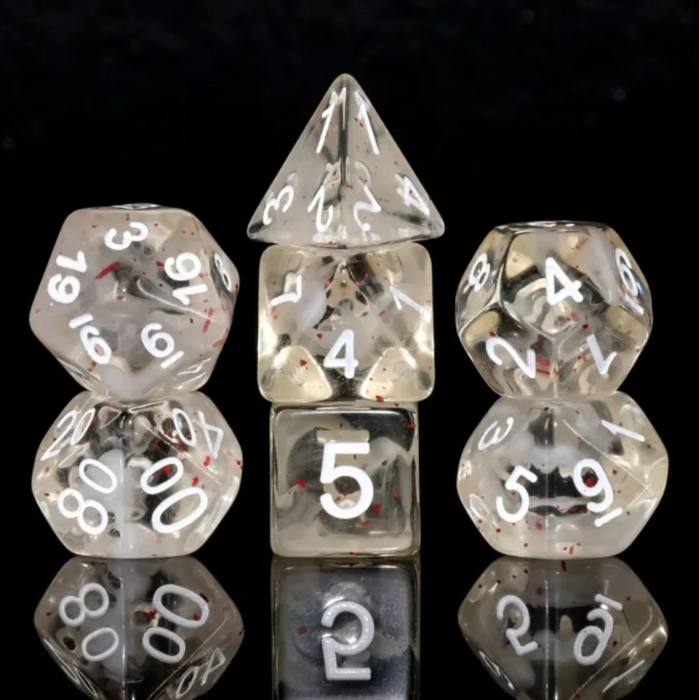 Blossom Snowfall Dice RPG Dice Set - for just $10.99! 