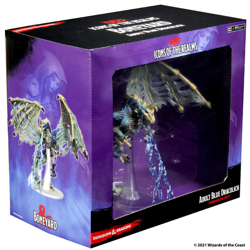 D&D: Icons of the Realms - Boneyard Premium Set - Blue Dracolich - for just $69.99! 