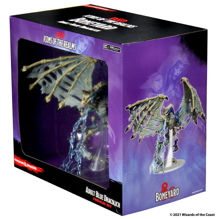 D&D: Icons of the Realms - Boneyard Premium Set - Blue Dracolich - for just $69.99! 