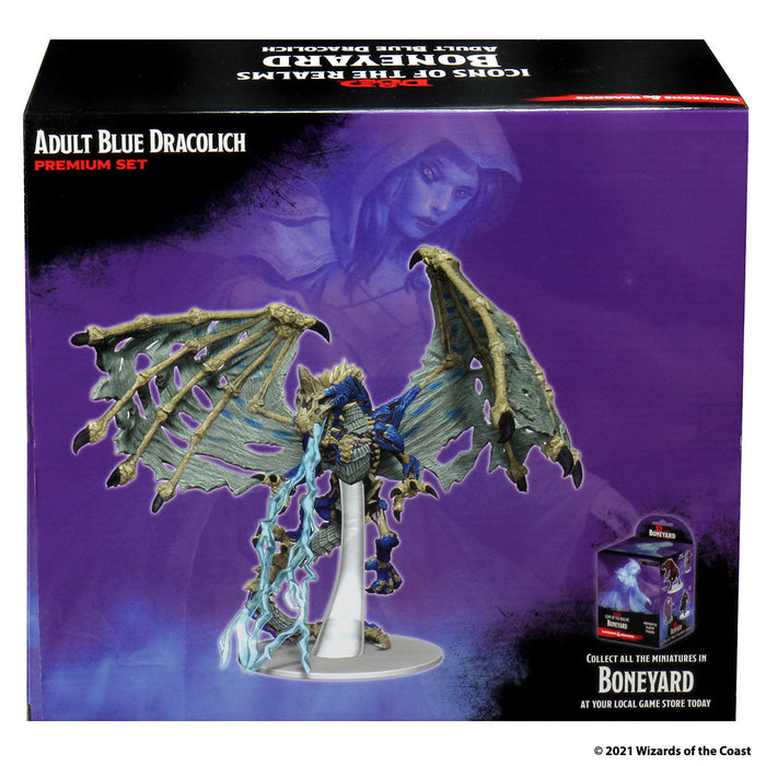 D&D: Icons of the Realms - Boneyard Premium Set - Blue Dracolich - for just $69.99! 