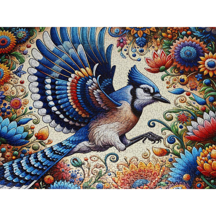 Blue Jay in Summer 1000 Piece Jigsaw Puzzle Springbok - for just $19.99! 