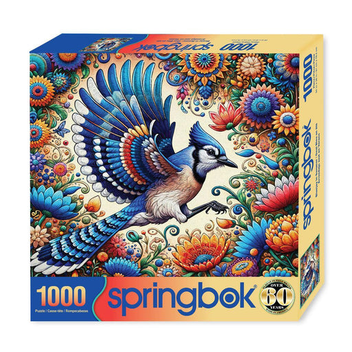 Blue Jay in Summer 1000 Piece Jigsaw Puzzle Springbok - for just $19.99! 