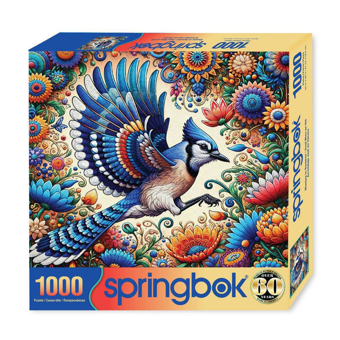 Blue Jay in Summer 1000 Piece Jigsaw Puzzle Springbok - for just $19.99! 
