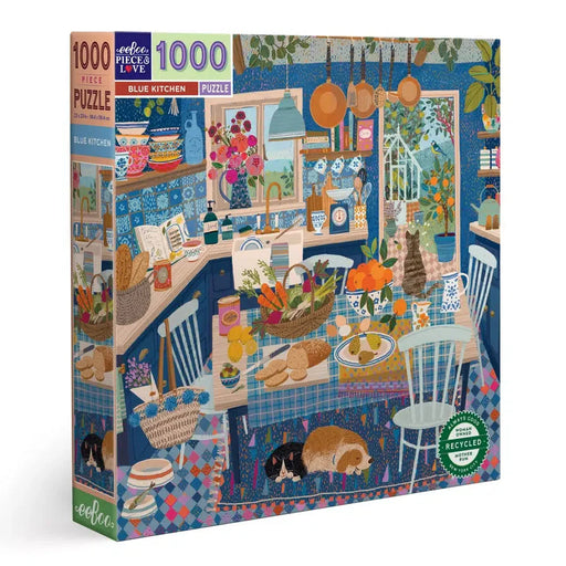 Blue Kitchen 1000 Piece Jigsaw Puzzle eeBoo - for just $26.99! 