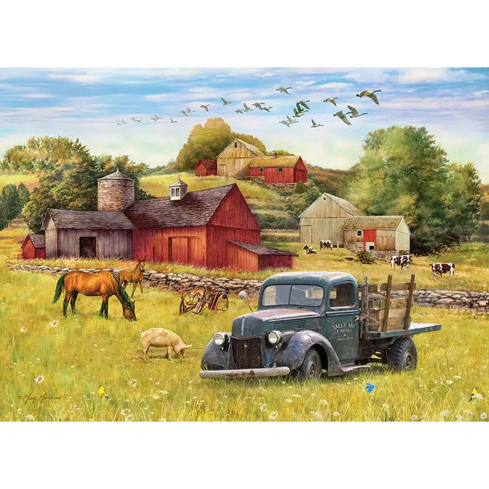 Blue Truck Farm 35 Piece Tray Jigsaw Puzzle Cobble Hill - for just $9.99! 
