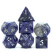 Blue-Vein - Gemstone Engraved RPG Dice Set - for just $94.99! 