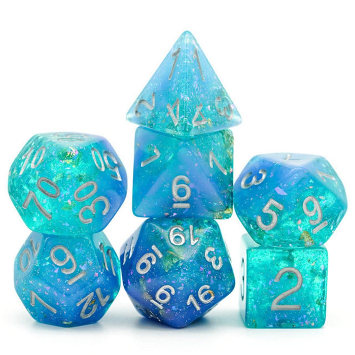 Blue & Green Seabed Treasure RPG Dice Set - for just $13.99! 