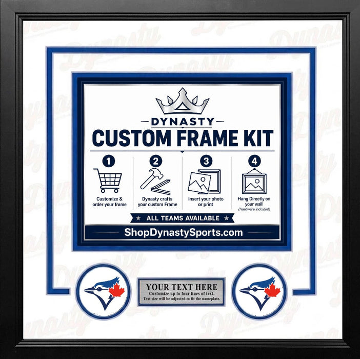 Toronto Blue Jays Custom MLB Baseball 16x20 Picture Frame Kit (Multiple Colors) - for just $62.99! 