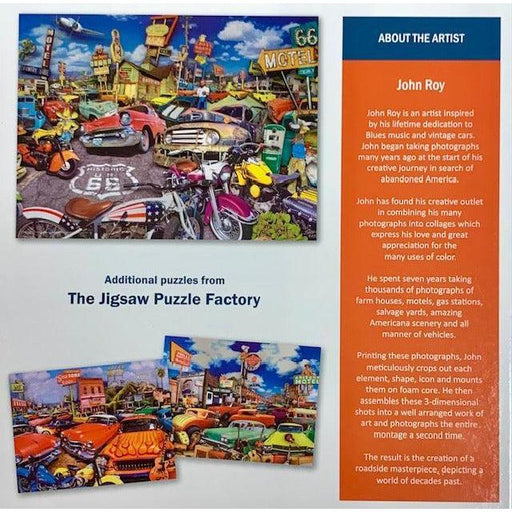 Bluewater Motel Classic Cars 750 Piece Jigsaw Puzzle Leap Year - for just $14.99! 