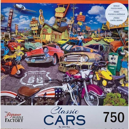 Bluewater Motel Classic Cars 750 Piece Jigsaw Puzzle Leap Year - for just $14.99! 