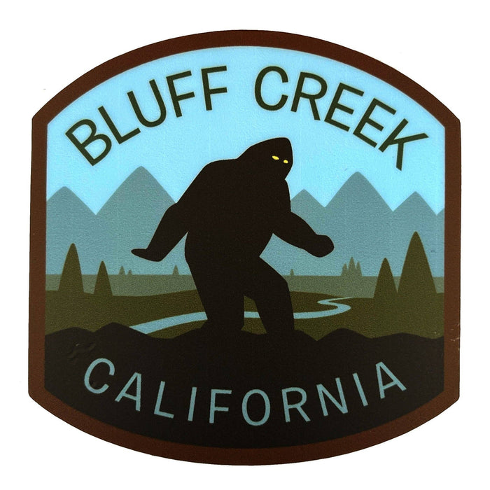 Bluff Creek, California Travel Sticker - for just $3.50! 