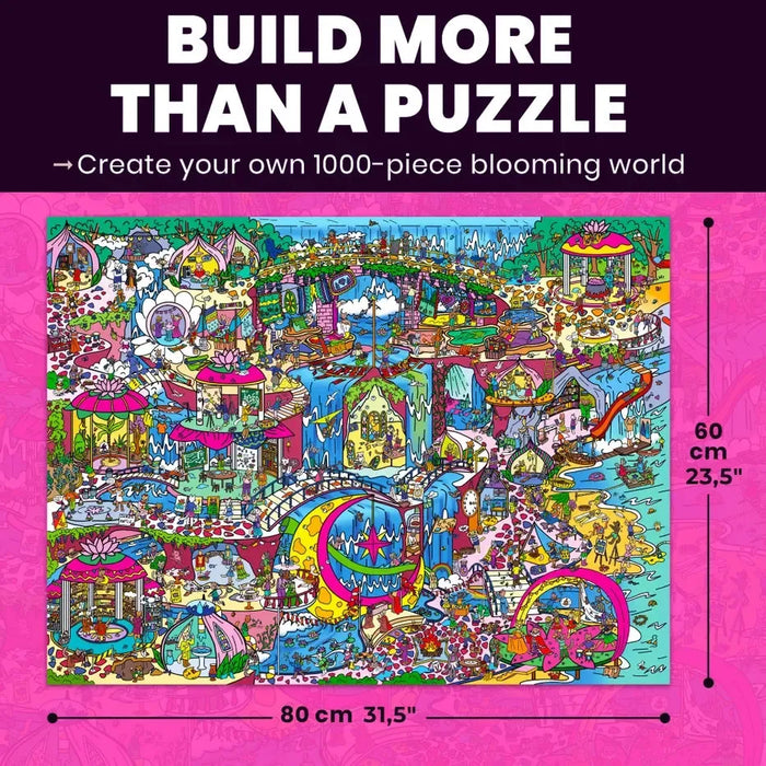 Blush Lotus Kingdom "Seek & See" 1000 Piece Jigsaw Puzzle Quokka - for just $24.99! 