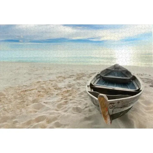 Boat On Beach 1000 Piece Jigsaw Puzzles Paper House - for just $21.99! 