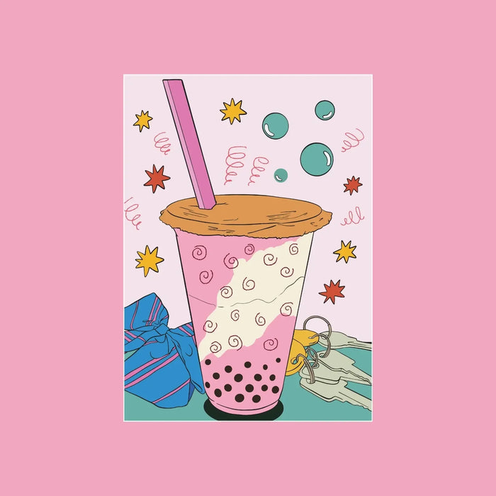 Boba Tea 99 Piece Mini Jigsaw Puzzle Puzzledly - for just $9.99! 