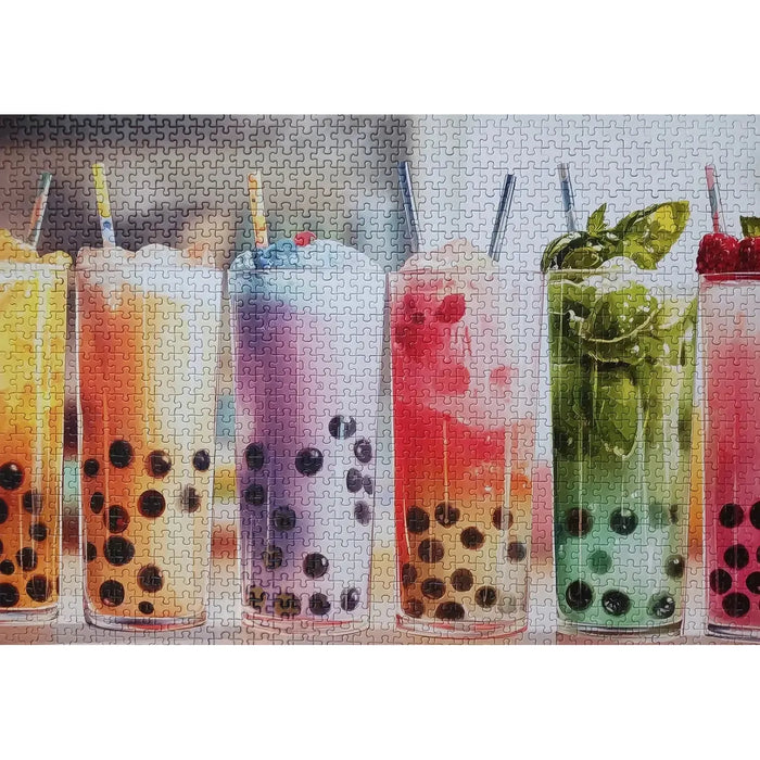 Boba Tea Time 1000 Piece Jigsaw Puzzle Snappy - for just $34.99! 
