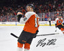 Bobby Brink Fist Pump Autographed Philadelphia Flyers 8" x 10" Hockey Photo - for just $39.99! 