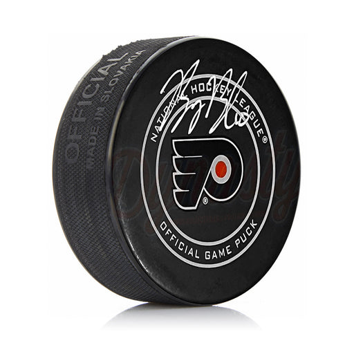 Bobby Brink Autographed Philadelphia Flyers Hockey Game Model Puck - for just $59.99! 
