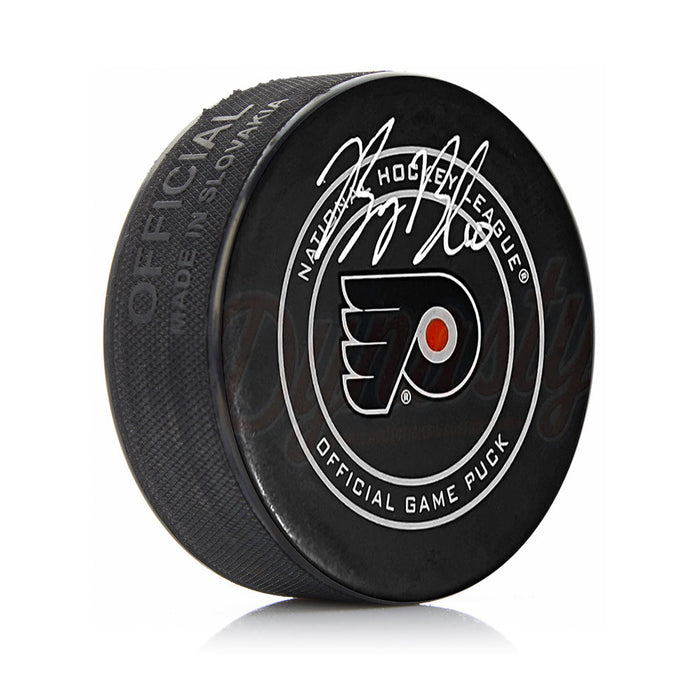 Bobby Brink Autographed Philadelphia Flyers Hockey Game Model Puck - for just $59.99! 