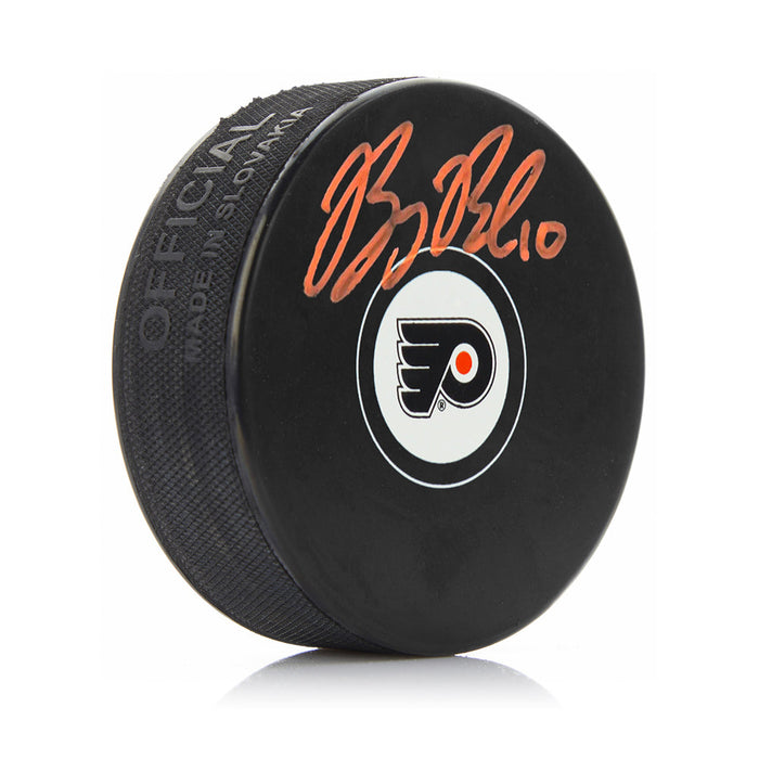Bobby Brink Autographed Philadelphia Flyers Hockey Logo Puck with Orange Signature - for just $49.99! 