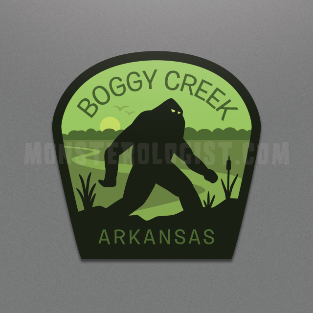 Boggy Creek, Arkansas Travel Sticker - for just $3.50! 