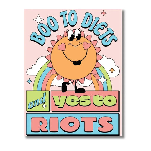 Boo To Diets, & Yes To Riots 500 Piece Jigsaw Puzzle Fun Club - for just $24.99! 