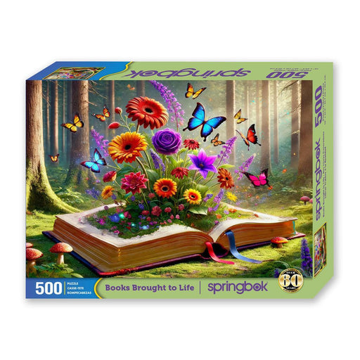 Book Brought to Life 500 Piece Jigsaw Puzzle Springbok - for just $17.99! 