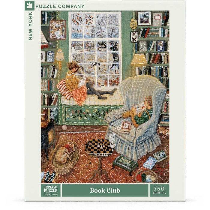 Book Club by Loré Pemberton 750 Piece Jigsaw Puzzle NYPC - for just $27.99! 