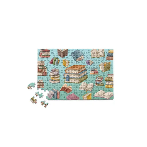 Book Collage 150 Piece Mini Jigsaw Puzzle Micro Puzzles - for just $10.99! 