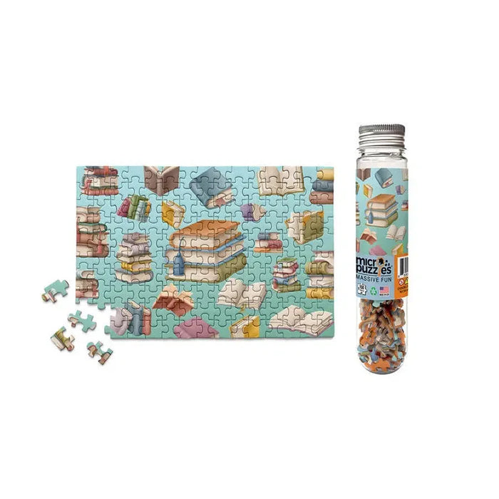Book Collage 150 Piece Mini Jigsaw Puzzle Micro Puzzles - for just $10.99! 