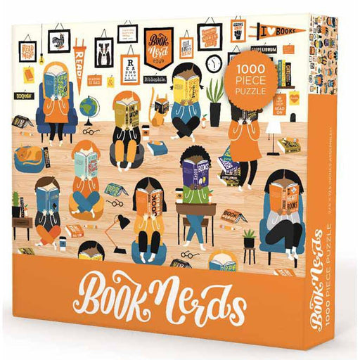 Book Nerds 1000 Piece Jigsaw Puzzle Gibbs Smith - for just $21.99! 