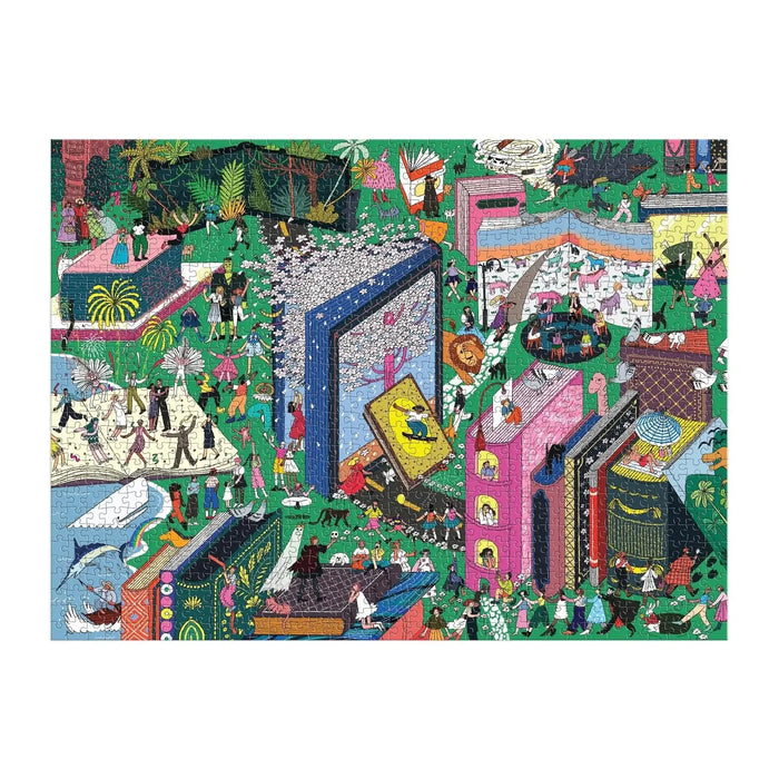 Book World 1000 Piece Jigsaw Puzzle Galison - for just $19.99! 