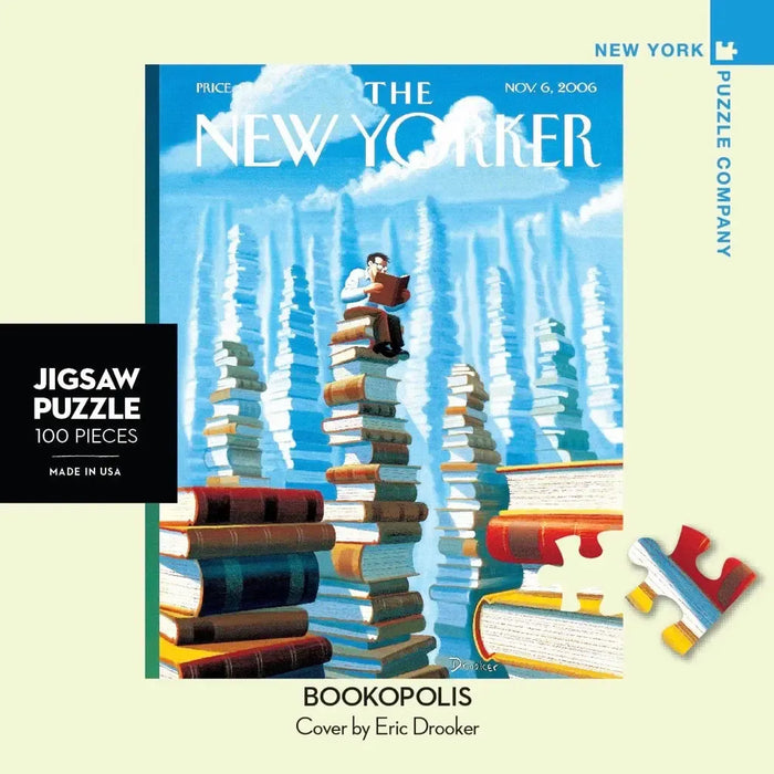Bookopolis The New Yorker 100 Piece Mini Jigsaw Puzzle NYPC - for just $14.99! 