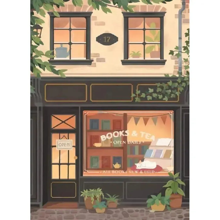 Books & Tea 99 Piece Mini Jigsaw Puzzle Trevell - for just $11.99! 