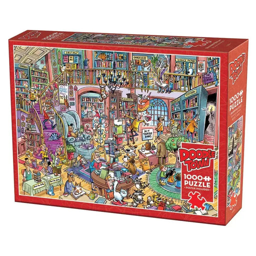 Bookshop Bedlam 1000 Piece Jigsaw Puzzle Cobble Hill - for just $20.99! 